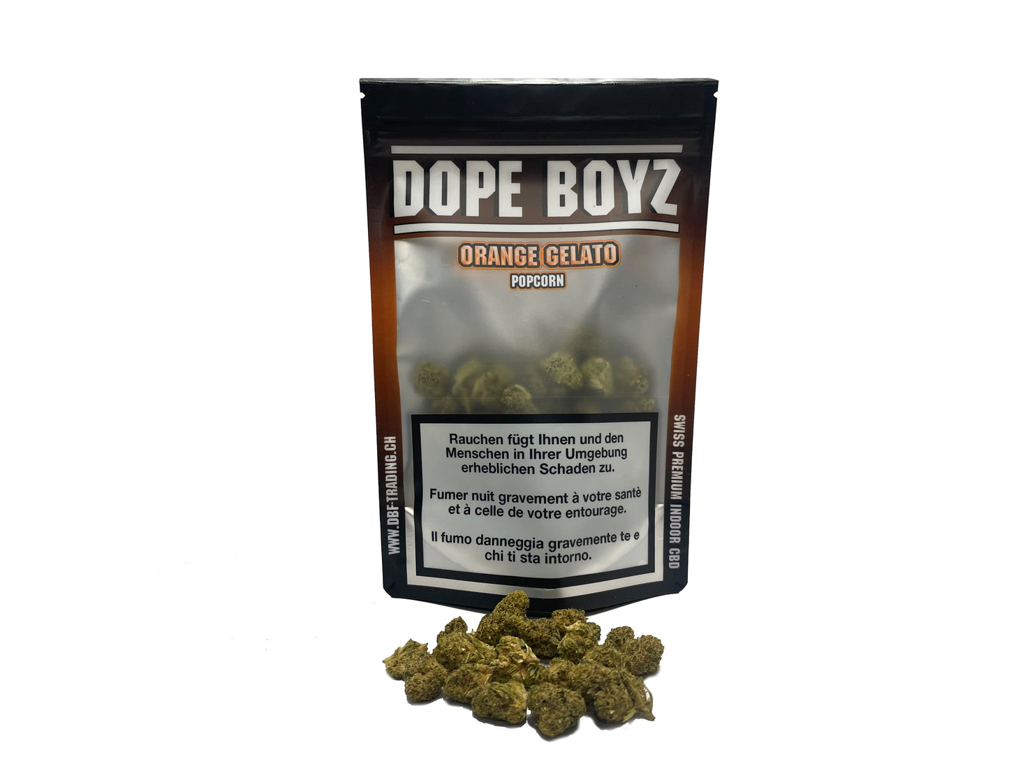 CBD Blüten Popcorn - Orange Gelato 10g