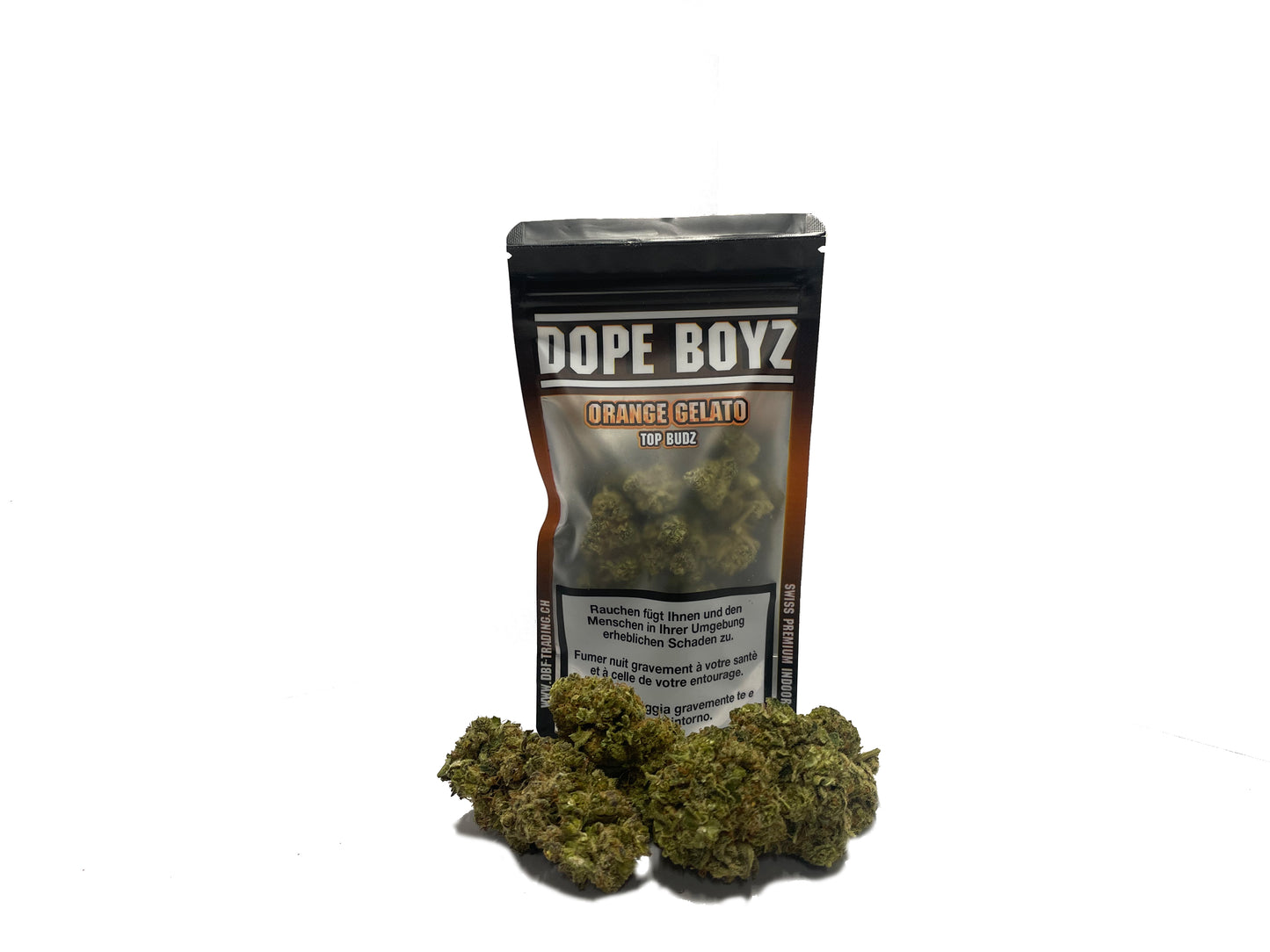 CBD Blüten Top Budz - Orange Gelato 5g