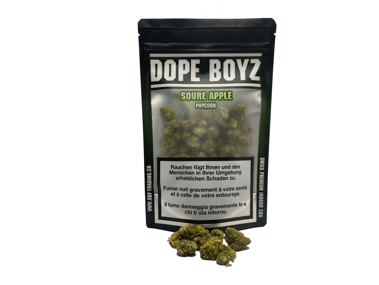 CBD Blüten Popcorn - Soure Apple 10g