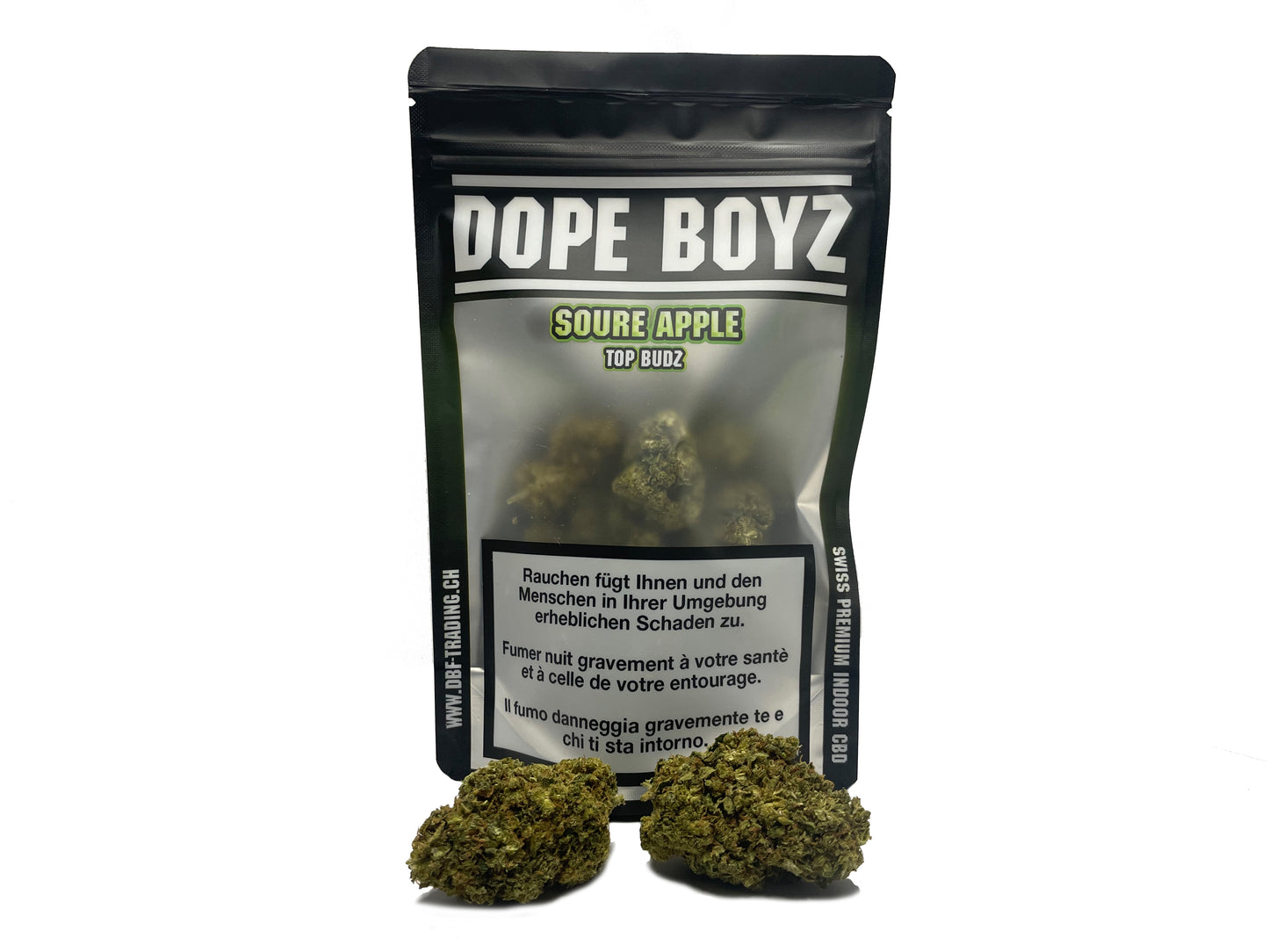 CBD Blüten Top Budz - Soure Apple 10g