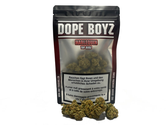 CBD Blüten Top Budz - Harlequin 10g