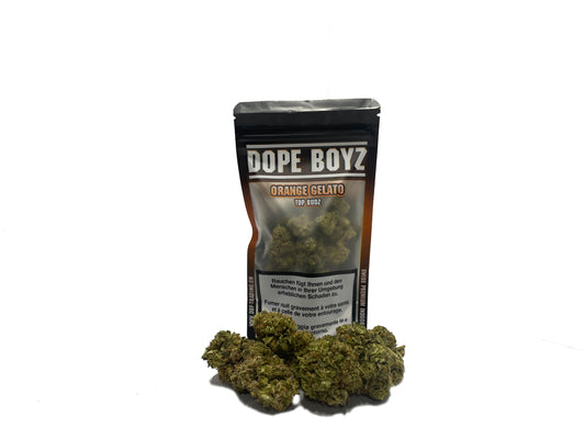 CBD Blüten Top Budz - Orange Gelato 5g